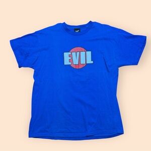 Vintage Evil Indeed Y2K WWF T-Shirt Kaientai Men’s XL Blue Vtg Wrestling
